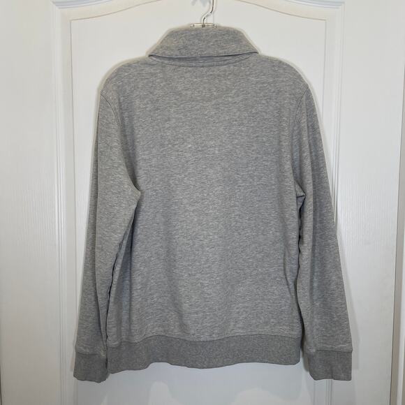 Untuckit Men's Sweatshirt Gray Shawl Collar Kangaroo Pocket M - Picture 5 of 5